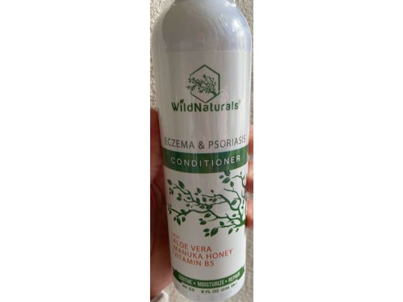 Wild Naturals Eczema & Psoriasis Conditioner, Aloe Vera, Manuka Honey, Vitamin B5, 8 fl oz/236 mL