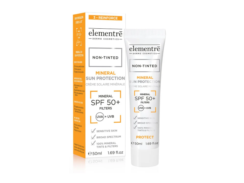 Elementre Mineral Sun Protection, SPF 50+ Non Tinted, 1.69 fl oz/50 mL