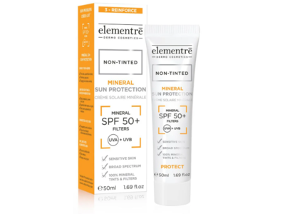 Elementre Mineral Sun Protection, SPF 50+ Non Tinted, 1.69 fl oz/50 mL