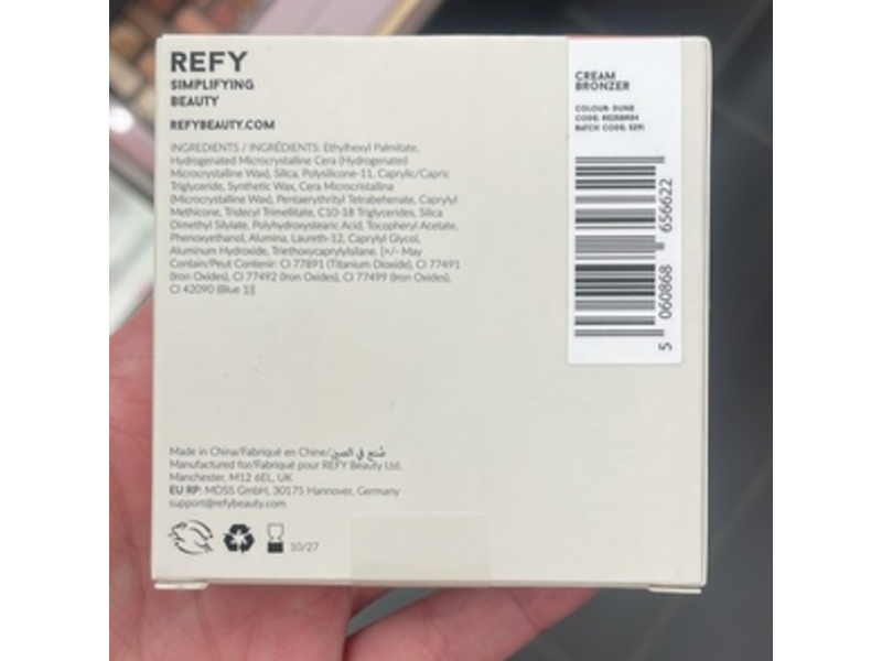 Refy Cream Bronzer, Dune, 0.29 oz/8.3 g