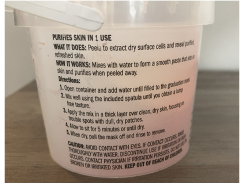 Olay Kaolin Clay Purifying Body Mask, 0.35 oz/10 g