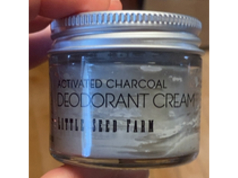 Little Seed Farm Deodorant Cream, Activated Charcoal, 2.4 oz/68 g