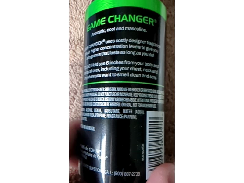 Designer Imposters Parfums De Coeur Fragrance Body Spray, You'll Love Game Changer, 4 oz/113 g