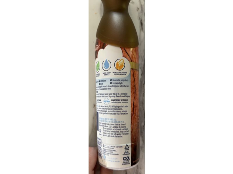 Febreze Air Freshener, Wood, 8.8 oz, Pack Of 6