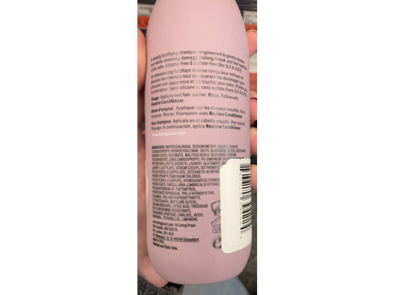 Living Proof Restore Shampoo, 8.0 fl oz/236 mL