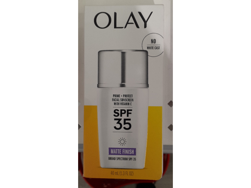 Olay Prime & Protect Face Sunscreen, SPF 35, 1.3 fl oz/40 mL