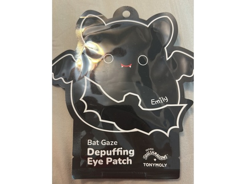 Tony Moly Squishmallows Depuffing Eye Patch, Bat Gaze, 6 g