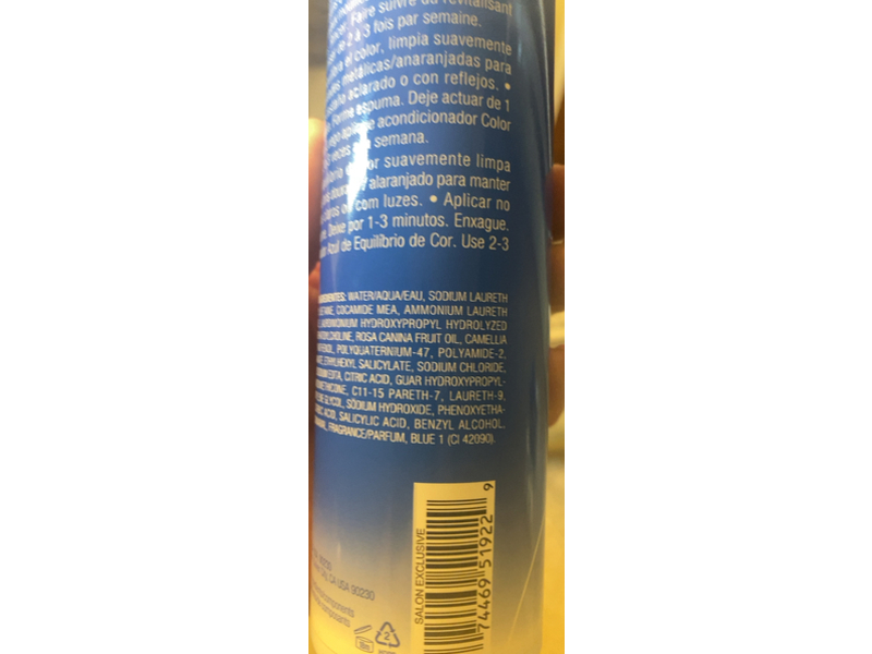 Joico Color Balance Blue Shampoo, 10.1 fl oz/300 mL