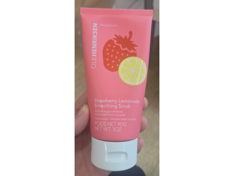 Ole Henriksen Smoothing Scrub, Strawberry Lemonade, 3 oz/90 g