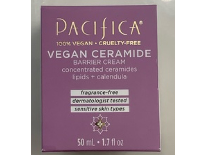 Pacifica Beauty Vegan Ceramide Barrier Cream, 1.7 fl oz/50 mL
