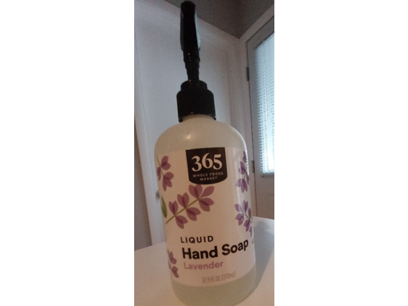 365 Whole Foods Market Liquid Hand Soap, Lavender, 12.5 fl oz/370 mL