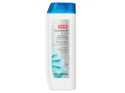 H-E-B Dandruff Shampoo, Pyrithione Zinc, 12.5 fl oz/370 mL