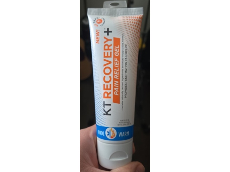 KT Health Recovery Pain Relief Gel, 3.4 oz/100 mL