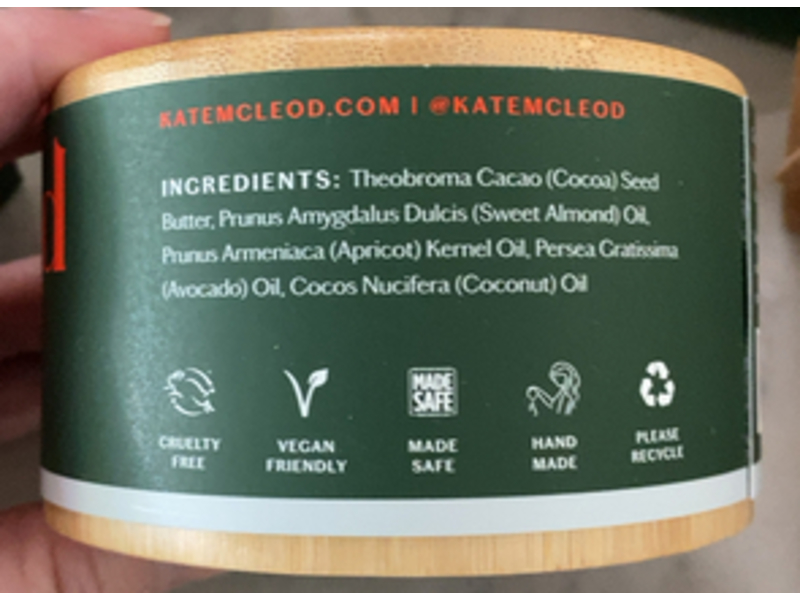 Kate Mcleod Body Moisturizer, 3.5 oz/100 g