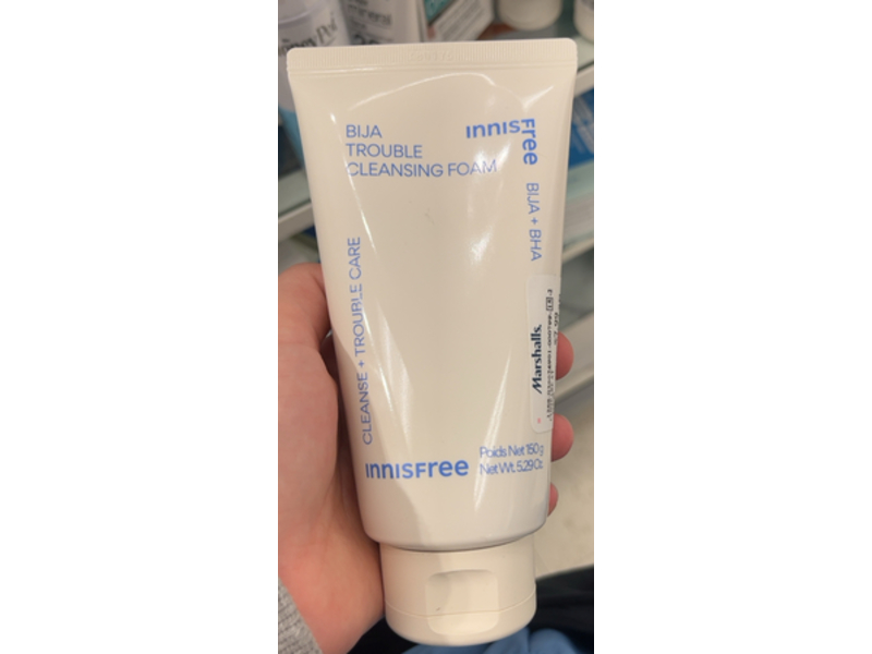 Innisfree Bija Trouble Cleansing Foam, 5.29 oz/150 g