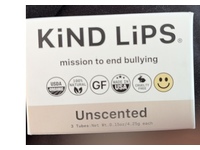 Kind Lips Lip Balm, Unscented, 0.15 oz/4.25 g, Pack Of 3 - thumbnail 3