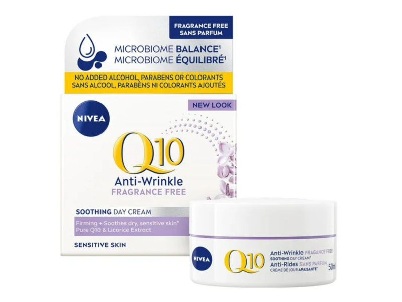 Nivea Q10 Anti-Wrinkle Soothing Day Cream, 50 mL