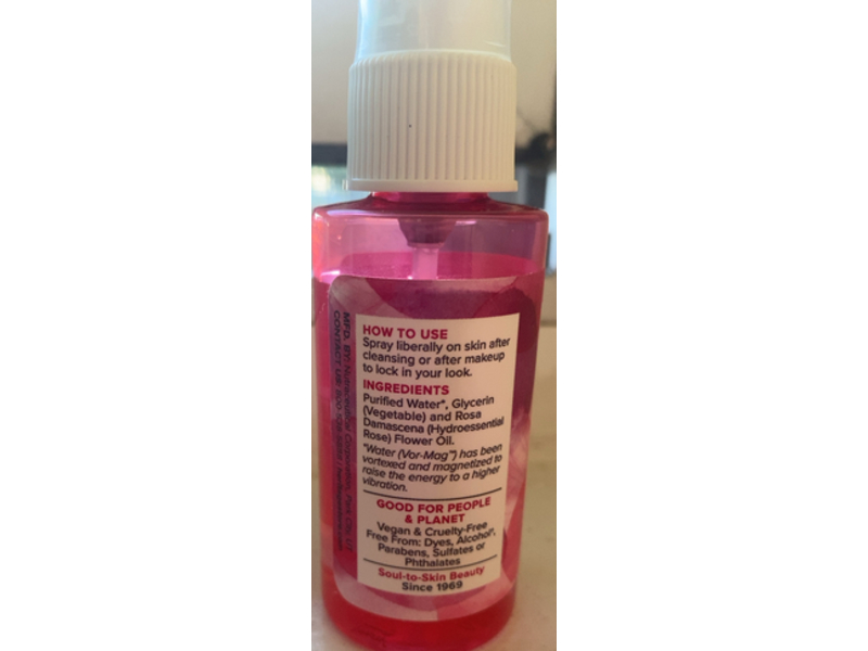 Heritage Store Hydrating Facial Mist, Rosewater & Glycerin, 2 fl oz/59 mL