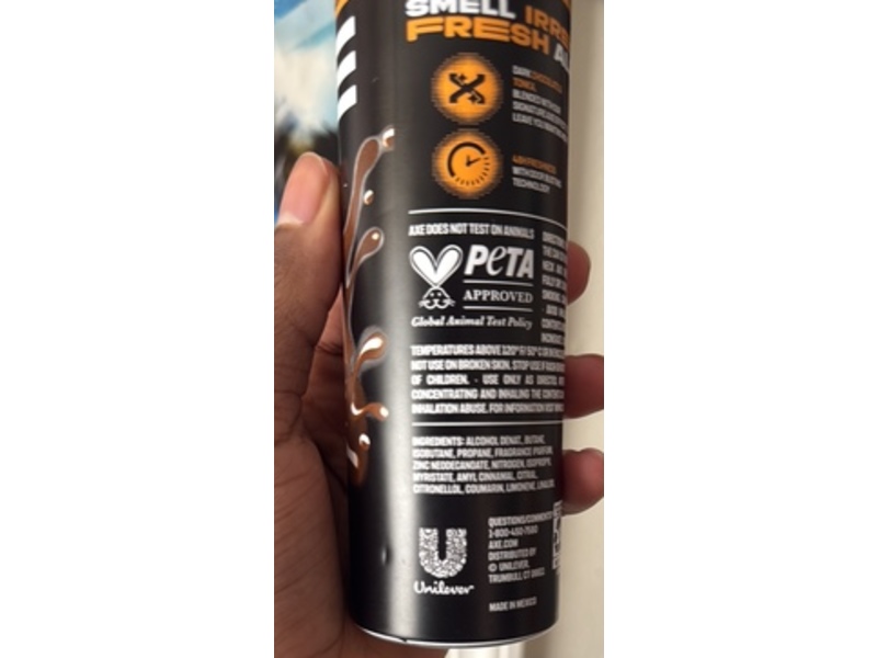 Axe irresistibly Fresh Deodorant Body Spray, Dark Temptation, 3.9 oz/112 g