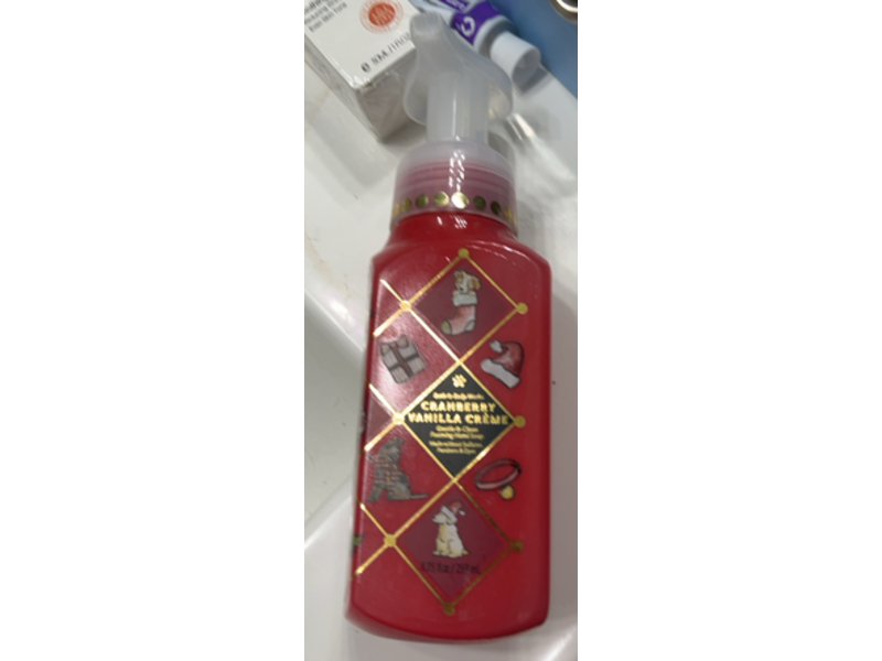 Bath & Body Works Gentle & Clean Foaming Hand Soap, Cranberry Vanilla Creme, 8.75 fl oz/259 mL