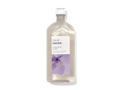 Bath & Body Works Calm Haven Body Wash & Foam Bath, Lavender Iris, 10 fl oz/295 mL