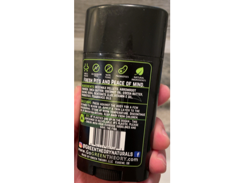 GT Green Theory Probiotic Deodorant Neptune After Dark, 2.65 oz/75 g
