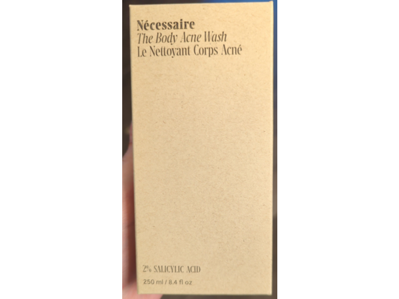 Necessaire The Body Acne Wash, Salicylic Acid 2%, 8.4 oz/250 mL