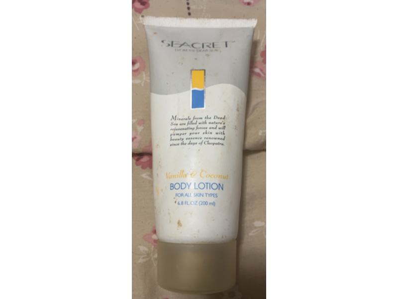 Seacret Body Lotion, Vanilla & Coconut, 6.8 fl oz/200 mL