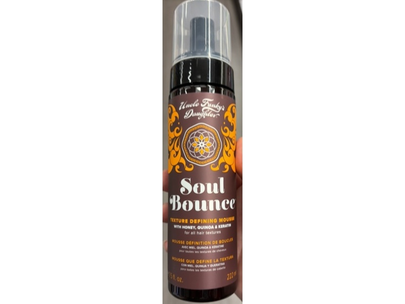Uncle Funky's Daughter Soul Bounce Texture Defining Mousse, 7.5 fl oz/22 mL