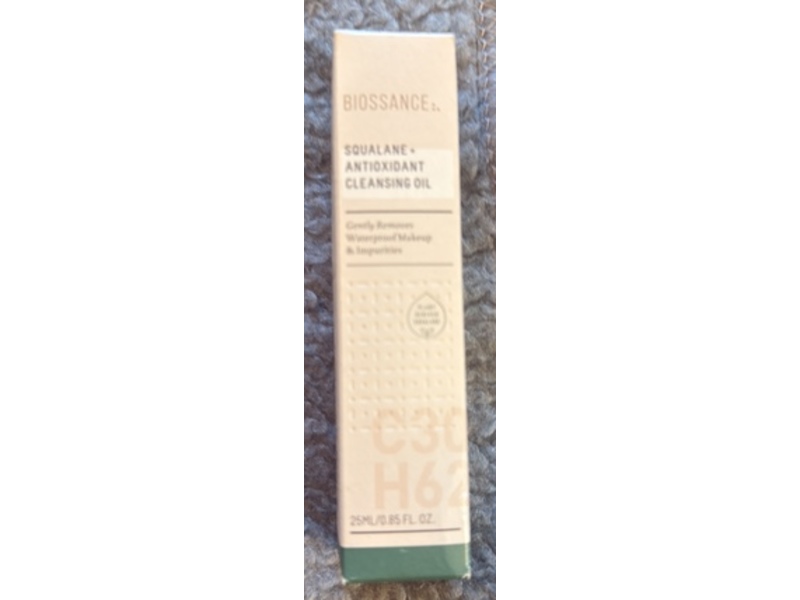 Biossance Squalane Antioxidant Cleansing Oil, 0.85 fl oz/25 mL