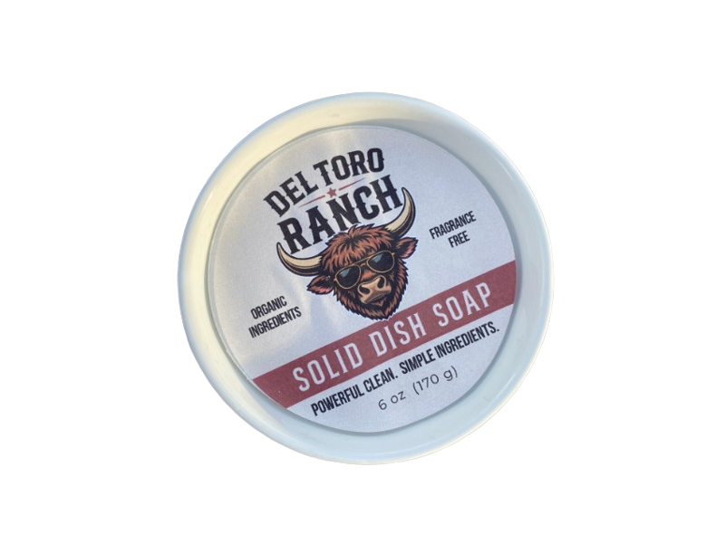 Del Toro Ranch Solid Dish Soap, Ramekin, 6 oz/170 g