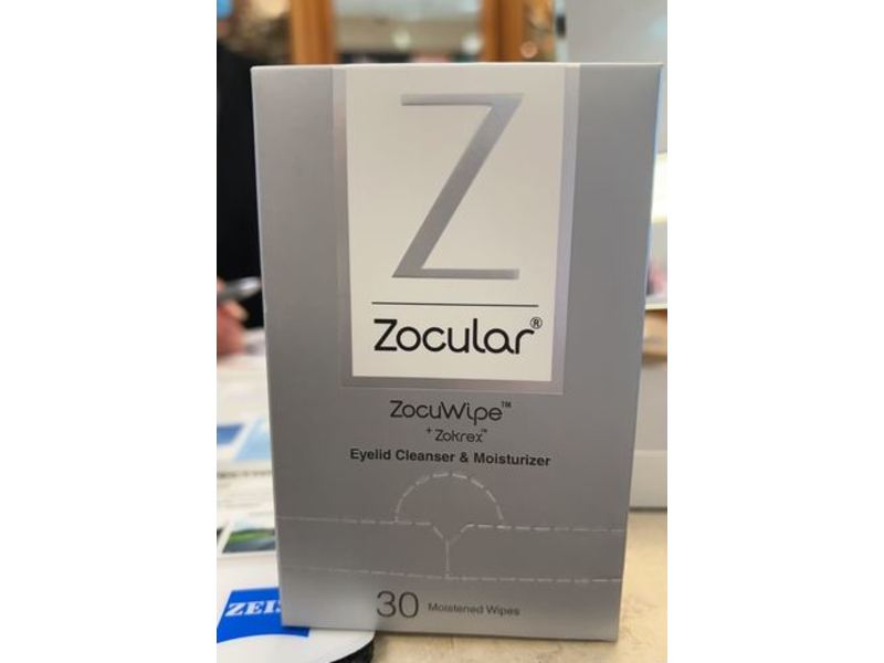 Zocular Zocu Wipe, 30 Count