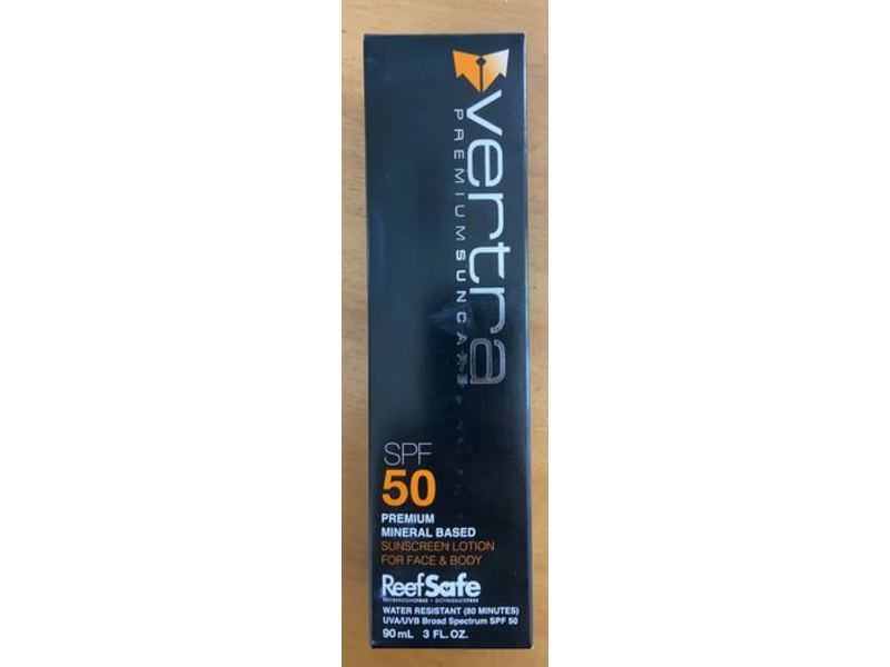 Vertra Mineral Sunscreen Lotion, SPF 50, 3 fl oz/90 mL