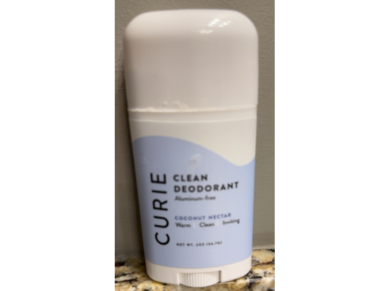 Curie Clean Deodorant, Coconut Nectar, 2 oz/56.7 g