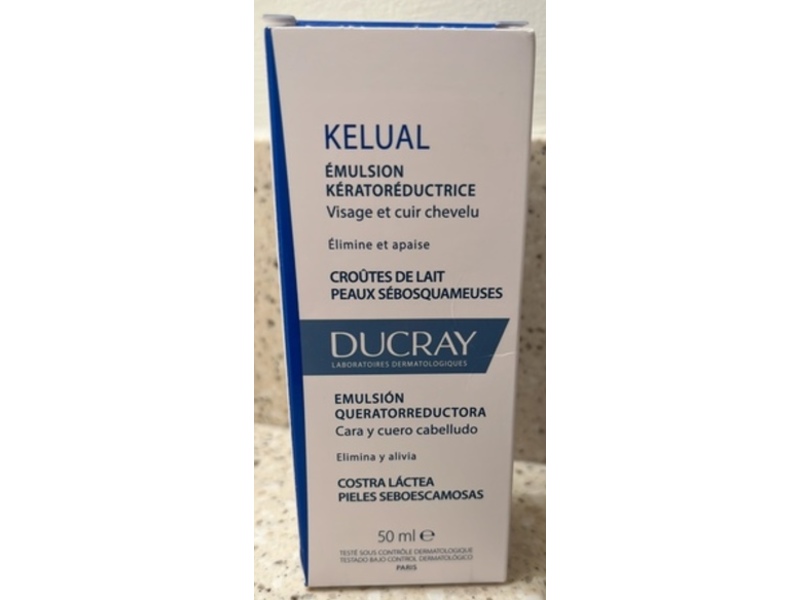 Ducray Kelual Keratoreducing Emulsion Cream, 1.6 fl oz/50 mL