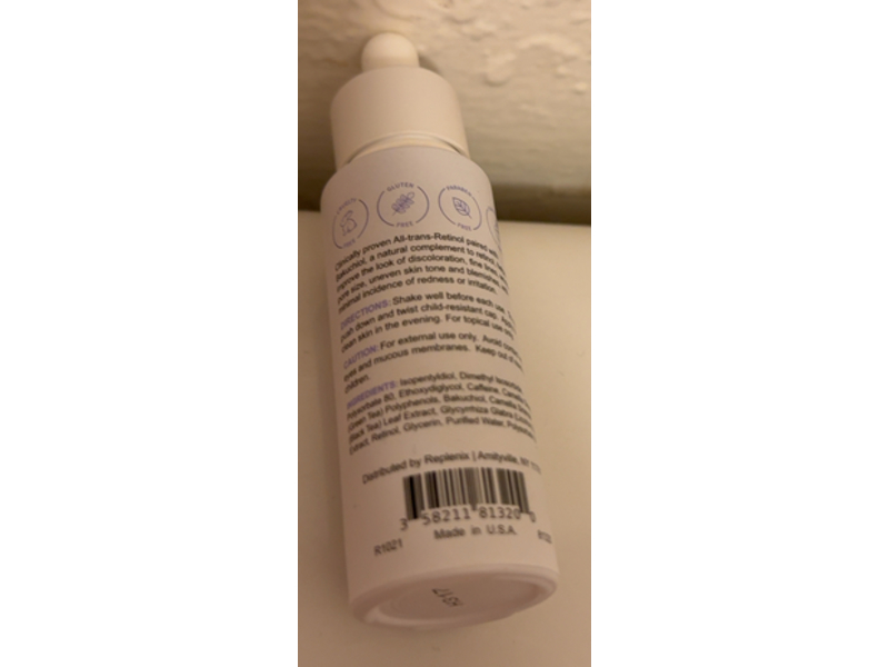 Replenix Anti-Aging Retinol + Bakuchiol Concentrated Face Serum, 1 fl oz/30 mL