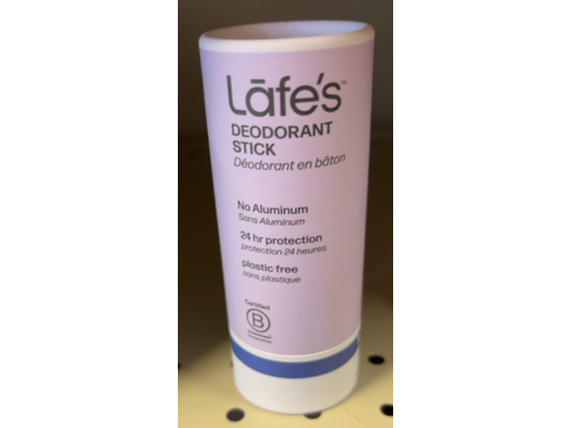 Lafe's Deodorant Stick, Lavender + Aloe, 2.25 oz/64 g