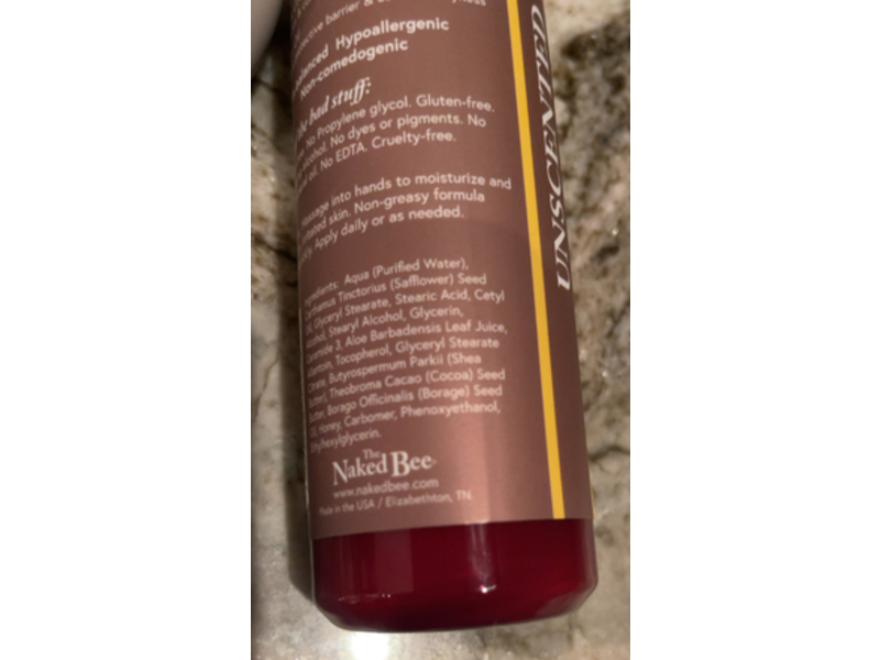 The Naked Bee Serious Hand Repair Cream, Orange Blossom, 8 fl oz/237 mL