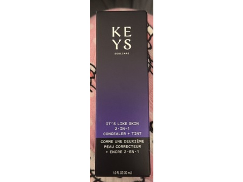 Keys Soulcare It's Like Skin 2-In-1 Concealer + Tint, 130N Extra Light Neutral, 1 fl oz/30 mL