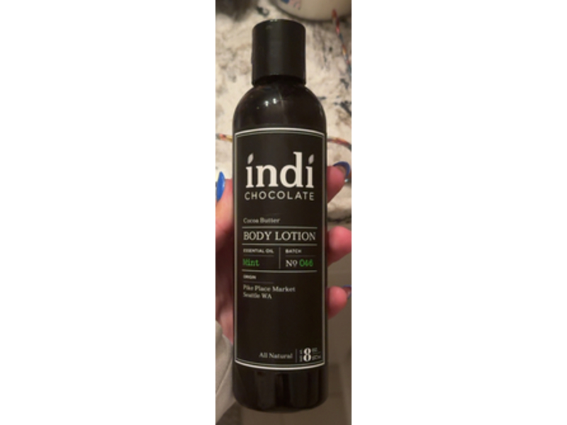 Indi Chocolate Body Lotion, Cocoa Butter, 8 oz