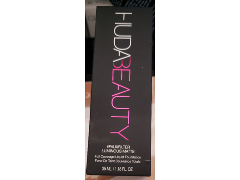 Huda Beauty Faux Filter Foundation, 130G Panna Cotta, 1.18 fl oz/35 mL