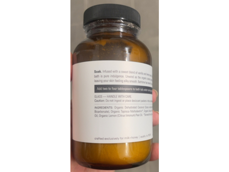 Milk + Honey Milk Bath No. 05, Coconut Oil, Vanilla, & Lemon 5.3 oz/147 g