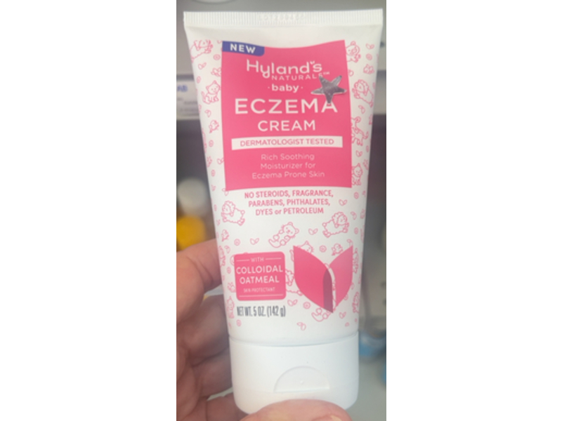 Hyland's Naturals Baby Eczema Cream, Colloidal Oatmeal, 5 oz/142 g