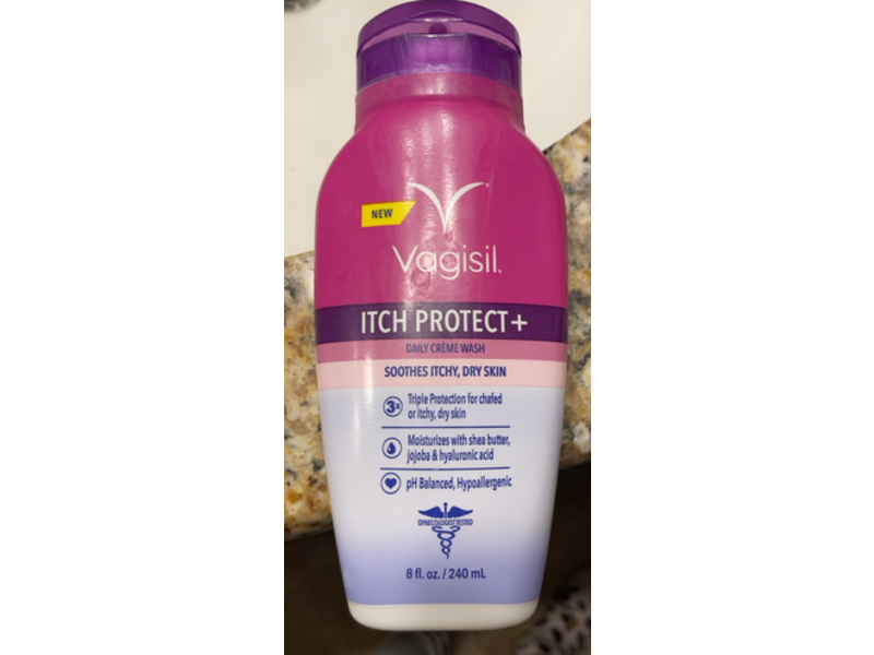 Vagisil Itch Protect + Daily Creme Wash, 8 fl oz/240 mL