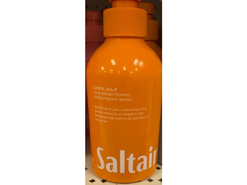 Saltair Exotic Pulp Skin Brightening Serum Body Wash, Citrus Scent, 500 mL