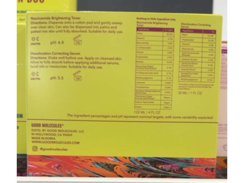 Good Molecules Blemish Scar & Discoloration Duo