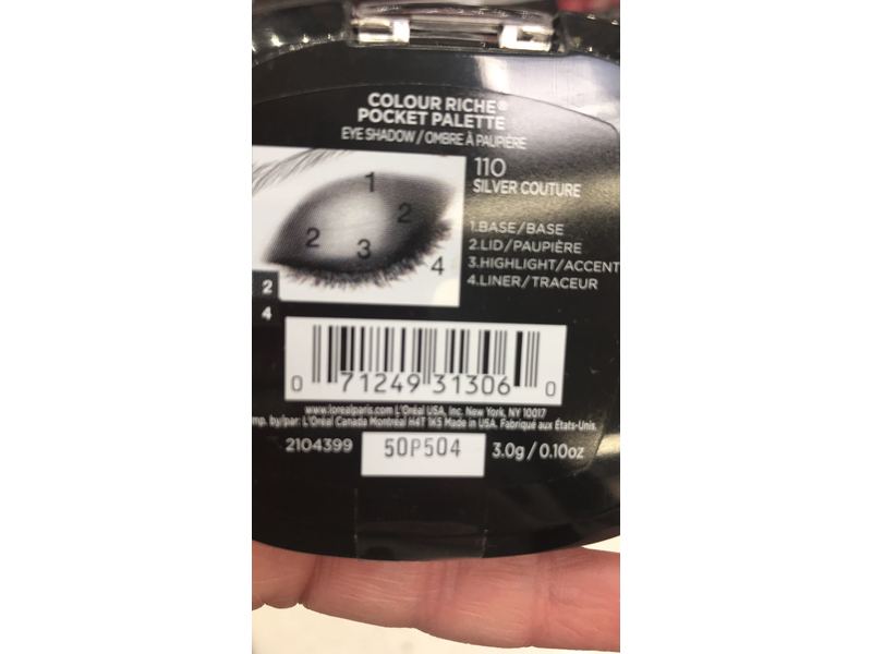 l oreal silver couture eyeshadow