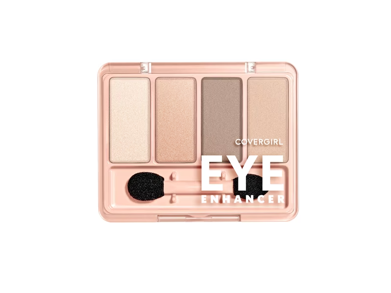CoverGirl Eye Enhancers 4-Kit Eye Shadow, Natural Nudes, 0.19 oz/5.5 g
