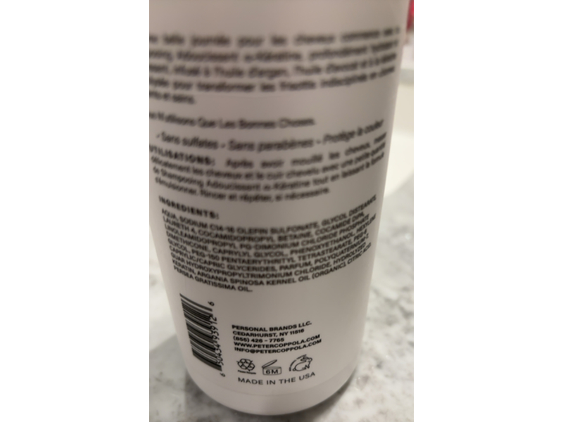 Peter Coppola a-Keratin Smoothing Shampoo, 24 fl oz/710 mL