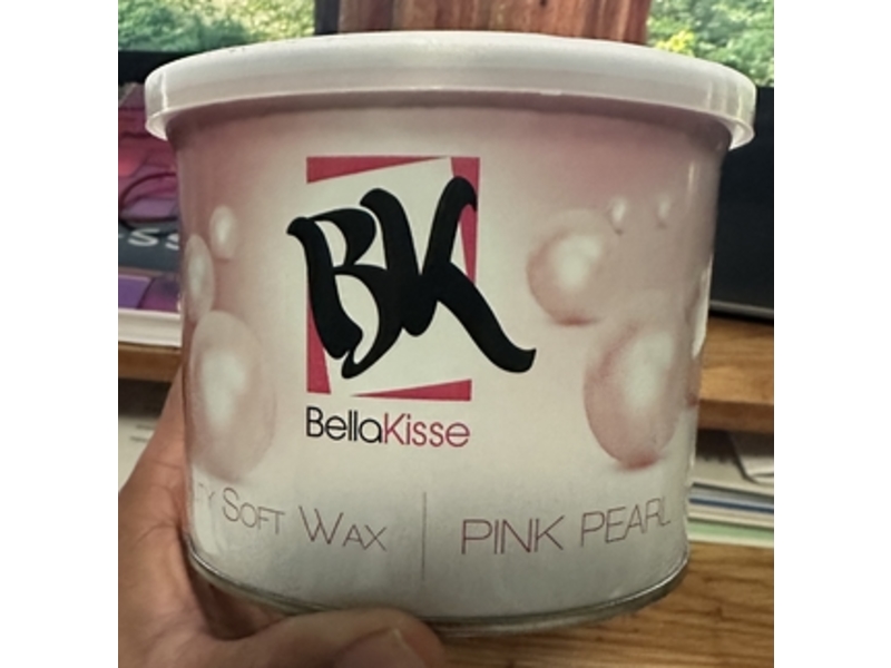 BellaKisse Quality Soft Wax, Pink Pearl, 13.5 fl oz/400 mL